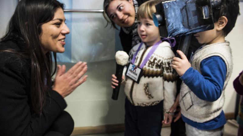 Agasajo para periodistas en la Cámara de Senadores