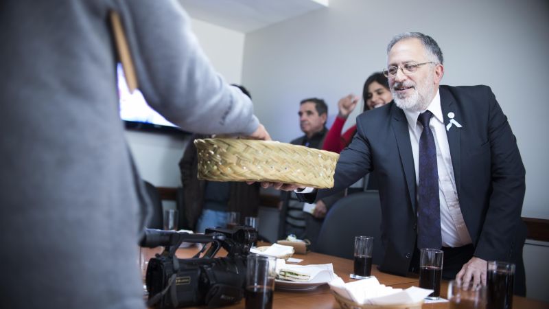 Agasajo para periodistas en la Cámara de Senadores