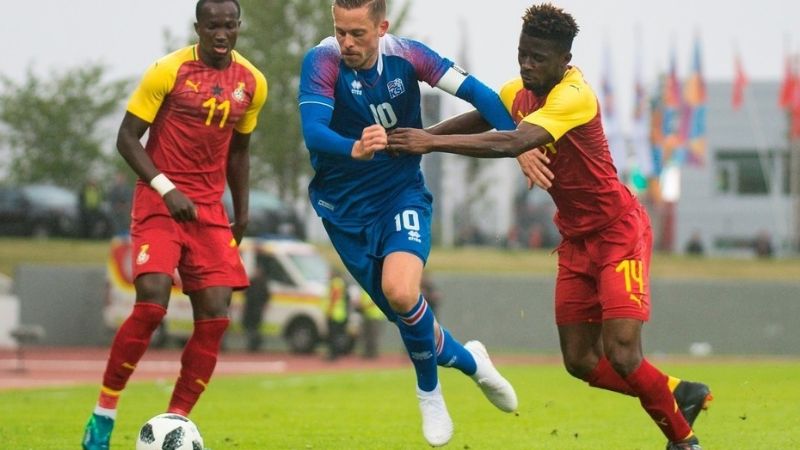 Islandia se imponía 2-0 y Ghana le empató 2 a 2