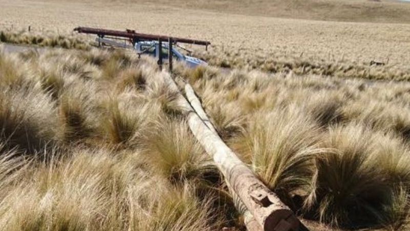 Repararon línea de energía en el cerro Ancasti