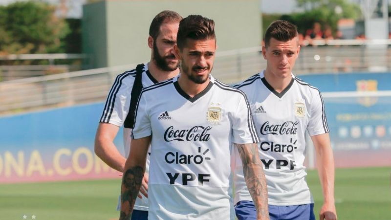 Lanzini se rompió los ligamentos y se pierde el Mundial