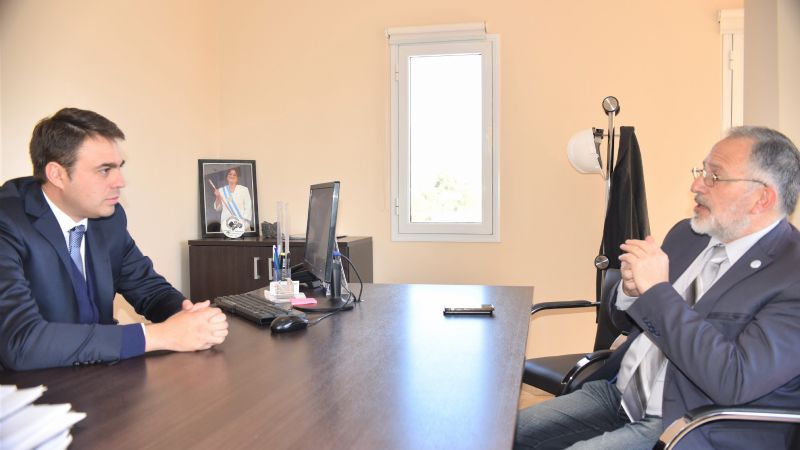 Solá Jais se reunió con el presidente de la EC SAPEM