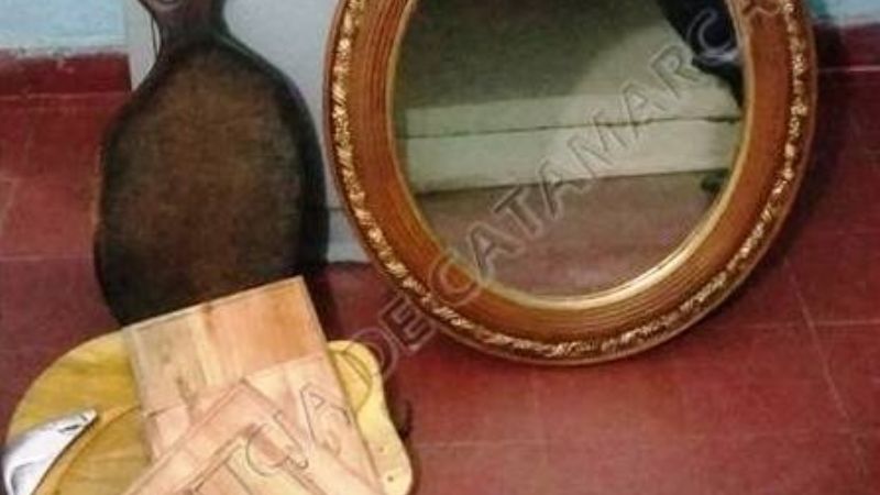 Secuestran elementos abandonados en un descampado