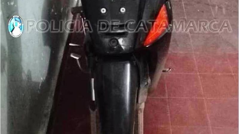Secuestran una moto abandonada en la Capital