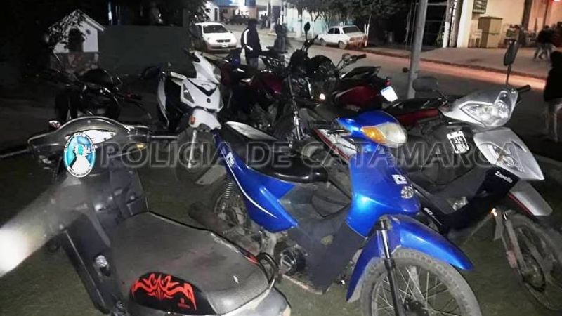 Secuestraron 18 motos en Santa Rosa