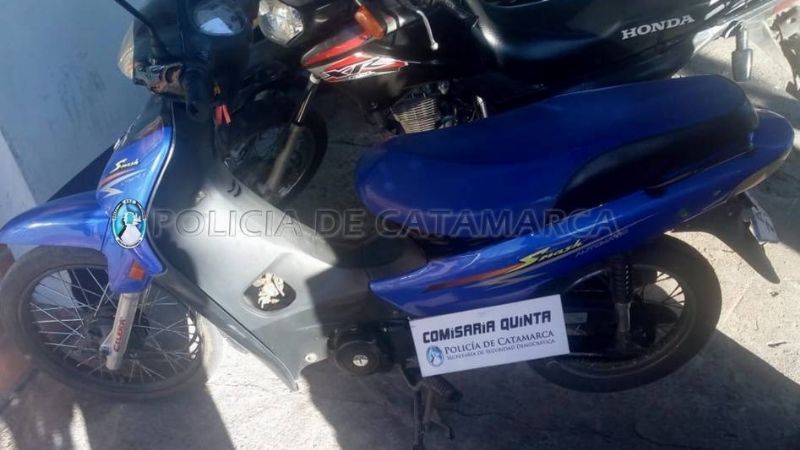 Los descubrieron cuando empujaban una moto