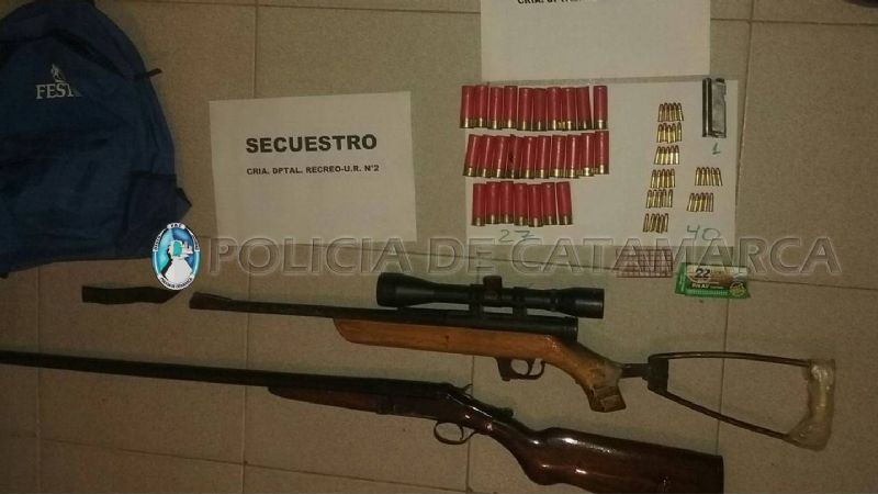 Secuestran armas de fuego en La Paz