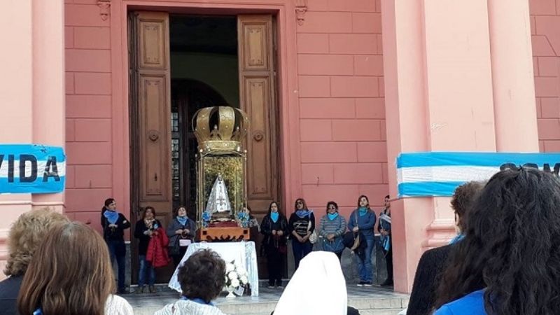 Rosario por la Vida  en el Paseo de la Fe