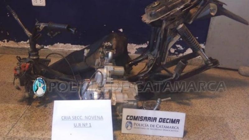 En un allanamiento secuestran motopartes