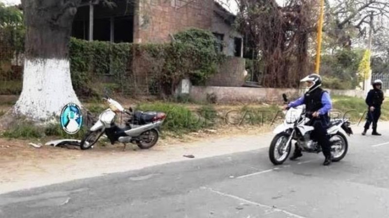 Accidente cerca del monolito de María Soledad