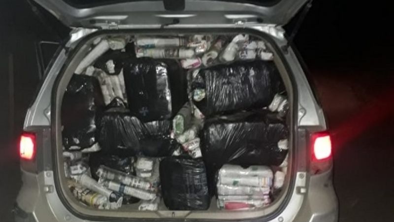 Gendarmería secuestró 700 kilos de hojas de coca