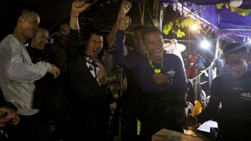 Los 12 chicos y su "profe" fueron rescatados en Tailandia