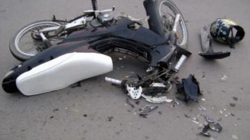 Mujer se cayó de la moto en Valle Viejo