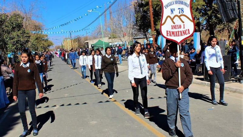 San José festejó el 9 de julio en Famatanca