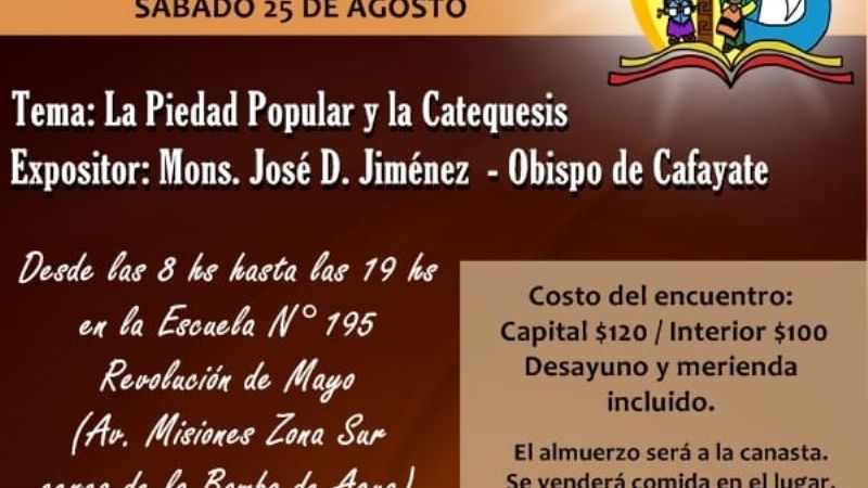 Convocan al Encuentro Diocesano de Catequistas