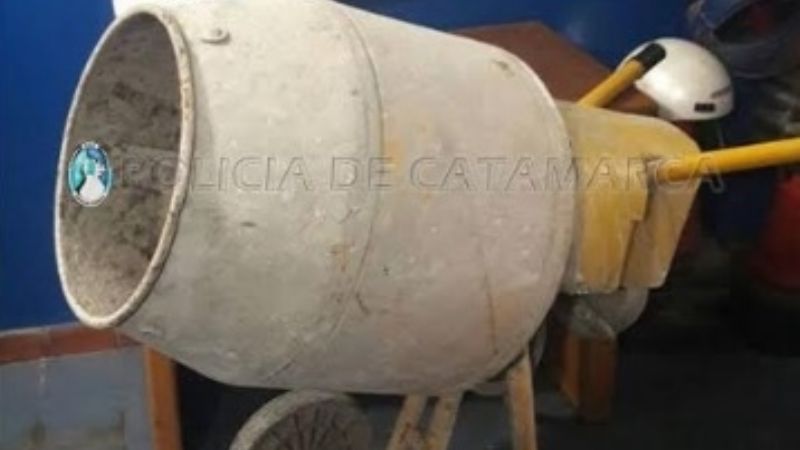 Secuestran una hormigonera