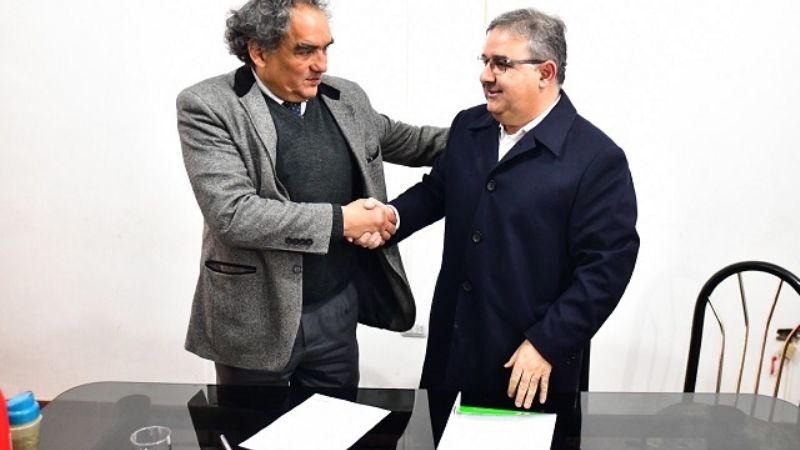 Jalil firmó convenios con sus pares de Londres y Belén