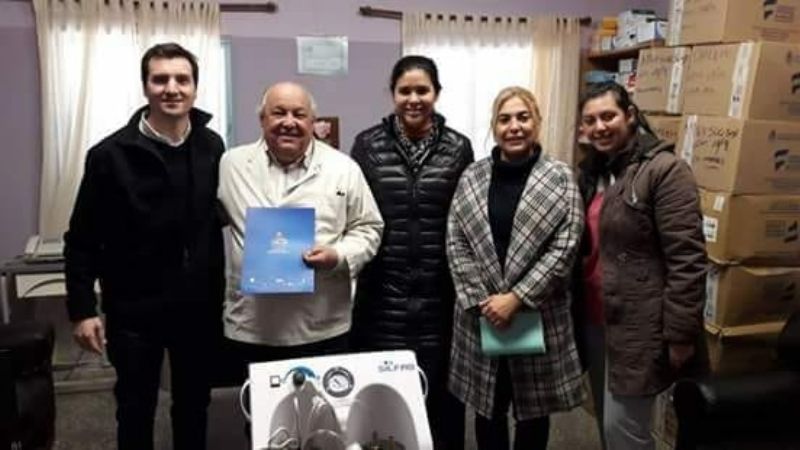 El Hospital Recreo recibió donación de un aspirador quirúrgico