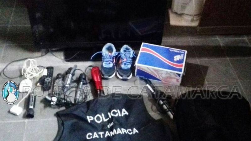 Tras un registro domiciliario, recuperan elementos robados