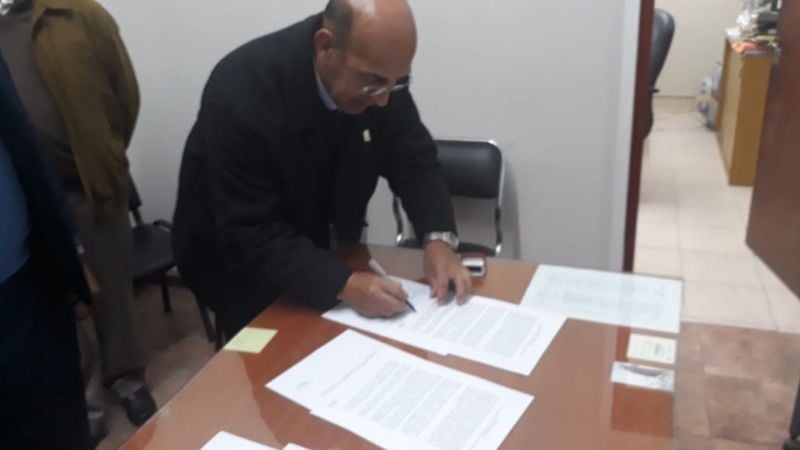 Catastro firmó convenio con la Facultad de Tecnología