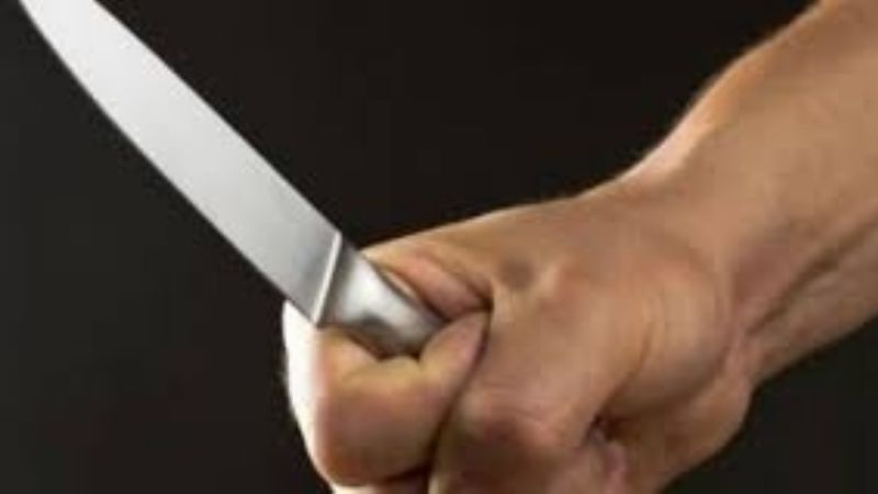 Golpeó a su pareja y amenazó a policías con un cuchillo