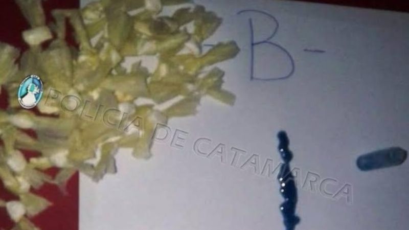 Secuestran droga, elementos robados, y aprehenden a dos personas