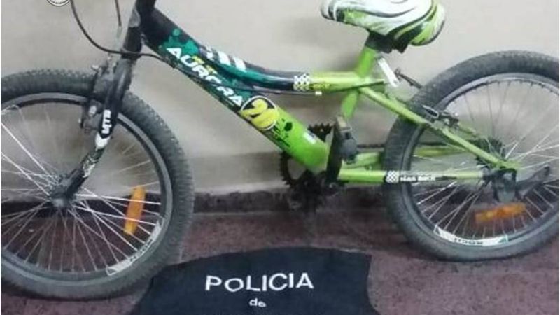 Policías encontraron una bicicleta robada hace más de un año