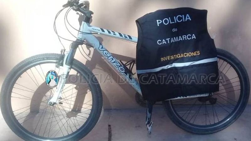 Recuperan una bicicleta robada en Valle Viejo