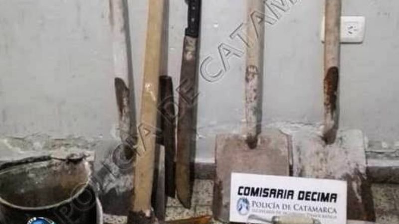 Secuestran herramientas de trabajo