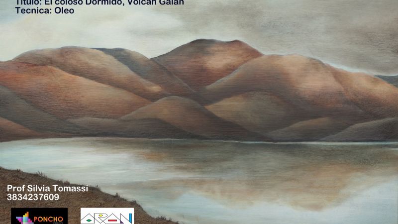 Silvia Tomassi presenta sus obras en el Poncho