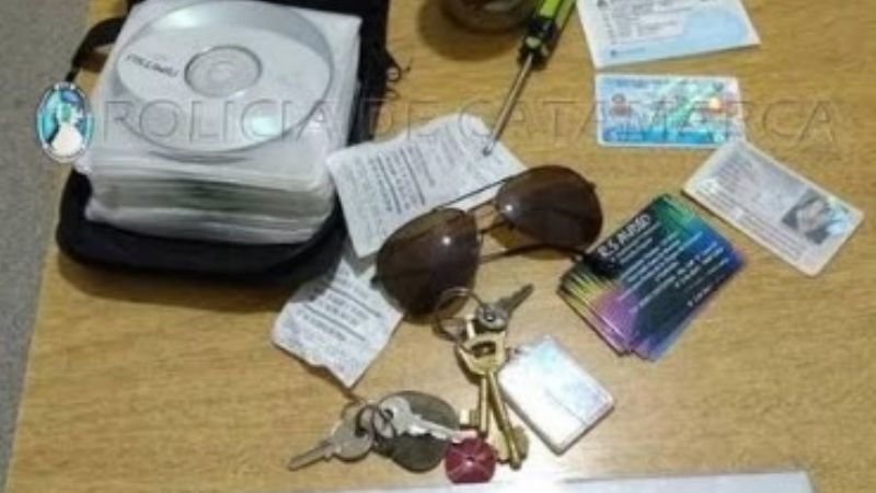 Tenía en su poder elementos de dudosa procedencia