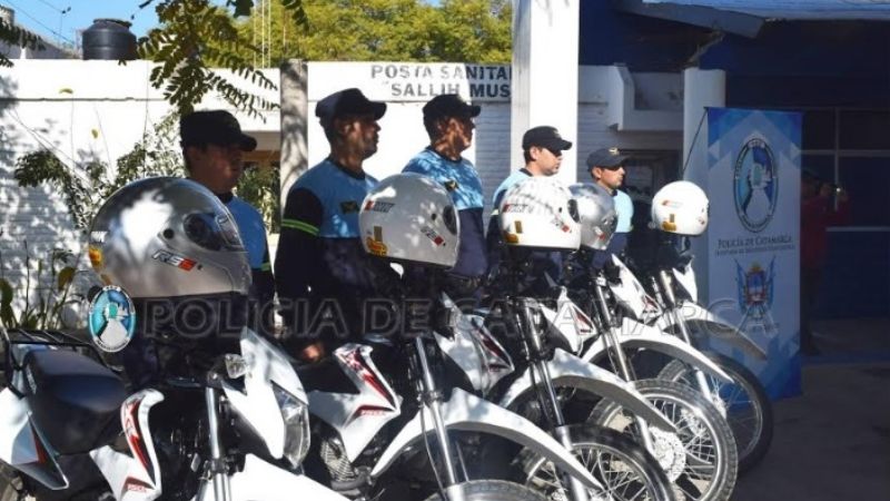 Entregan motocicletas a Seguridad Vial de la Policía de la Provincia