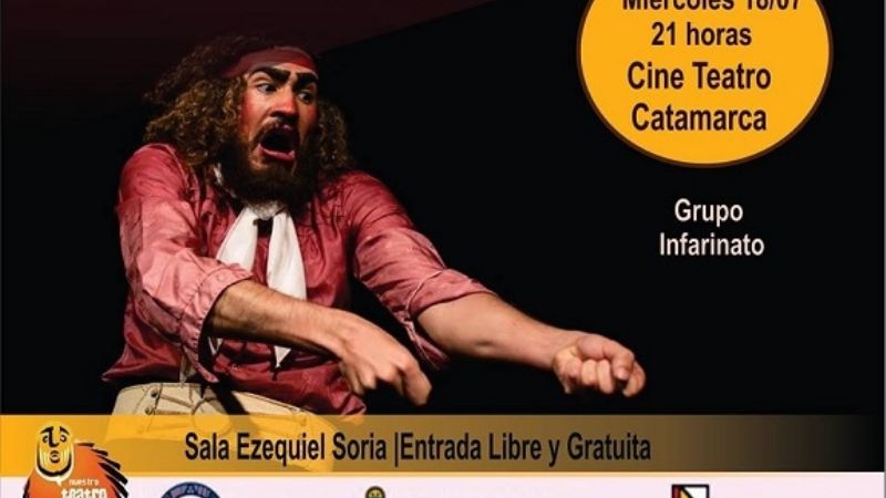 Con “Antonio Fierro”, continúa hoy el ciclo “Nuestro Teatro al abrigo del Poncho”