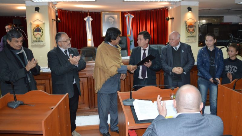 Reconocimiento al artesano y formador de oficio Néstor Hugo Zar