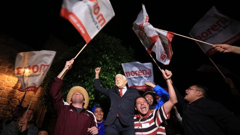 López Obrador lleva a la izquierda al poder en México