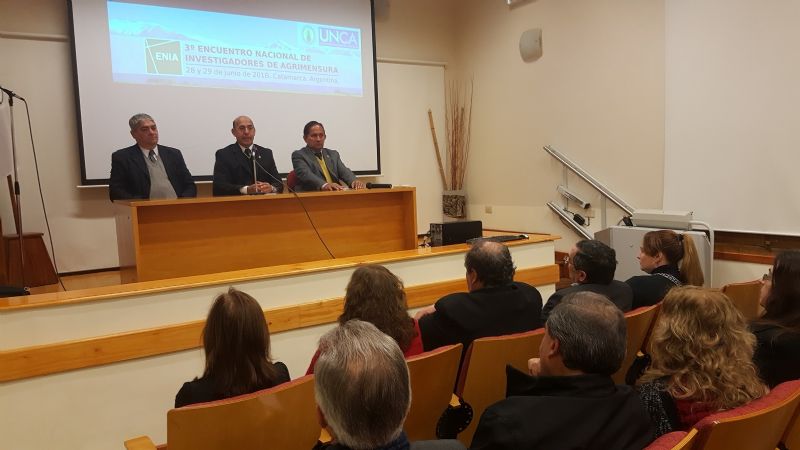 Investigadores de agrimensura de todo el país se dieron cita en Catamarca