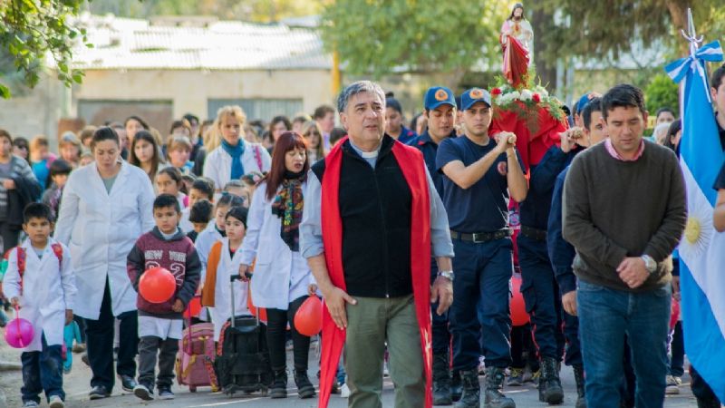 En Piedra Blanca honraron al Sagrado Corazón de Jesús
