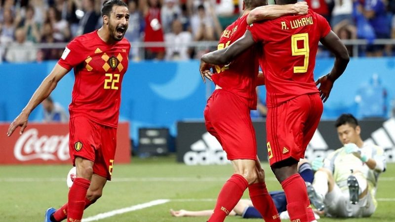 Agónico éxito de Bélgica ante Japón, y ahora Brasil