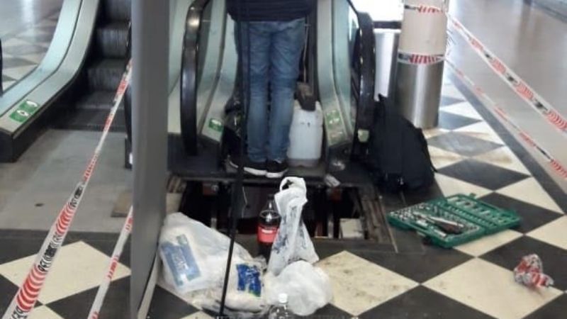 Recambio de bancos de espera en la Terminal de Ómnibus