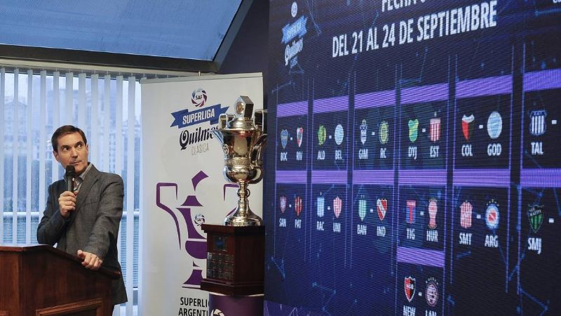 El fixture de la Superliga que inicia el 10 de agosto