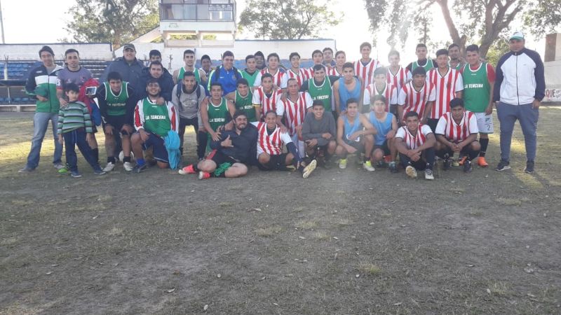 Los “chacareros” festejaron con los periodistas