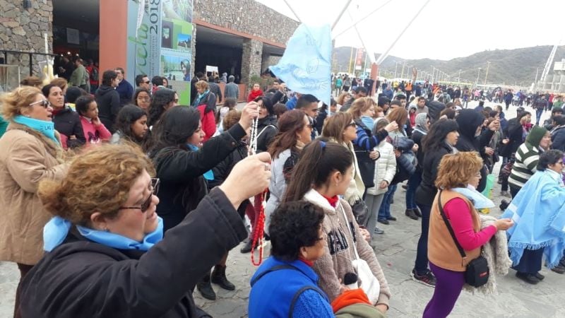 Rosario por la Vida en el Poncho