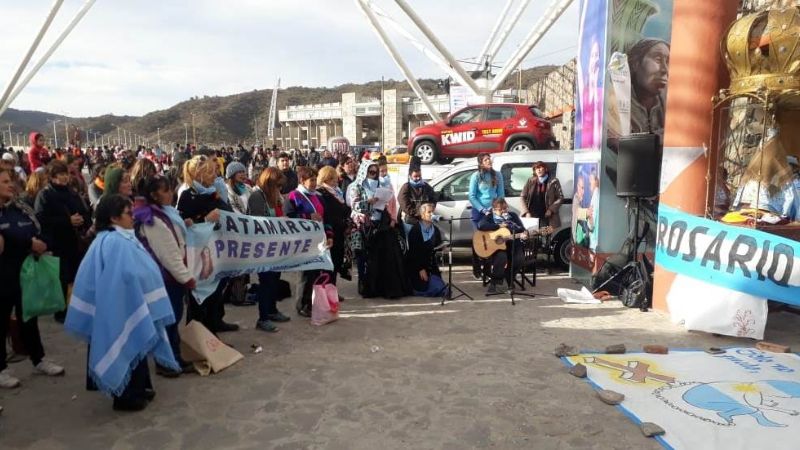 Rosario por la Vida en el Poncho