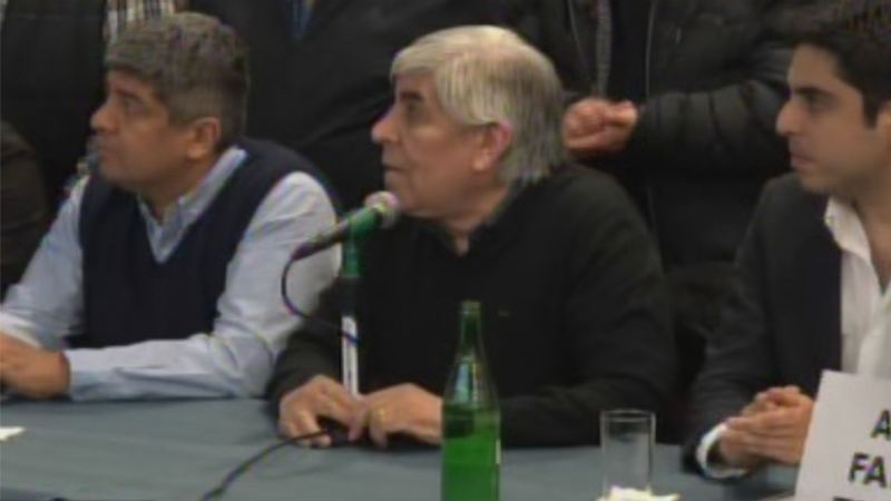 De Moyano a Macri: “Actúa como si fuera un gobierno de facto"