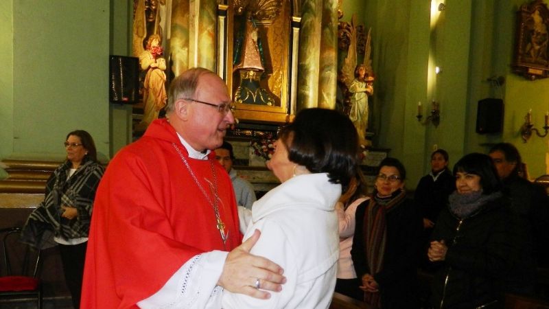 Urbanc celebró el don de la vida a los pies de la Virgen