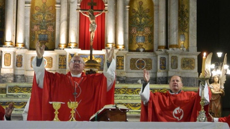 Urbanc celebró el don de la vida a los pies de la Virgen