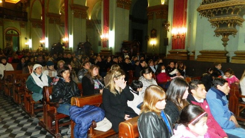Urbanc celebró el don de la vida a los pies de la Virgen