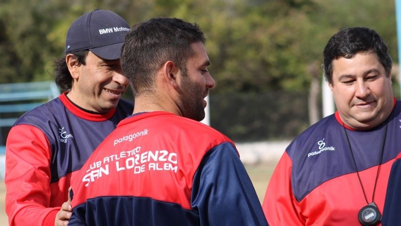 Hugo Corbalán puso proa en San Lorenzo del Alem