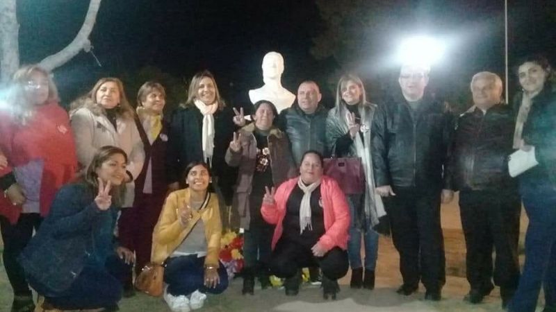 La Rama Femenina del PJ La Paz recordó a Eva Perón