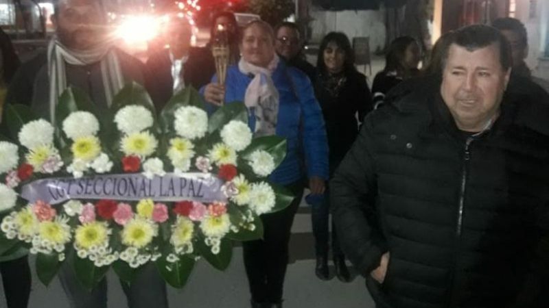 Los trabajadores homenajearon a la “abandera de los humildes”